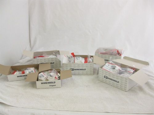 Lot of wiremold ivory connectors v5785 v5715 v518 2910b 2906 new for sale