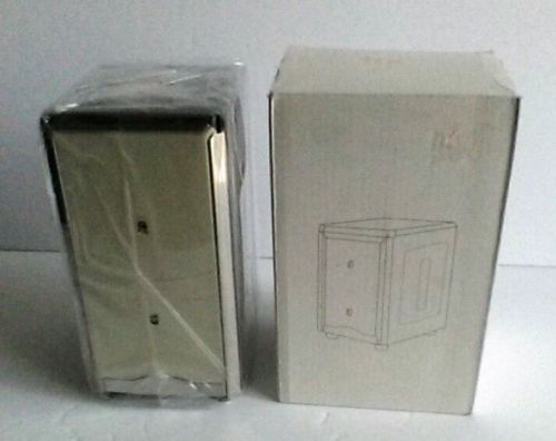 SILVER METAL  2 Sided Napkin Dispenser