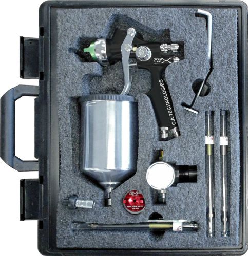 C.A. Technologies CAT-X Spray Gun (Woodworking CAT Pack-Alum Cup, Black-Teflon)