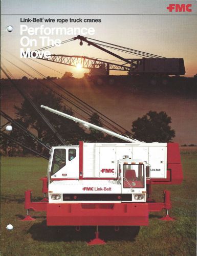 Equipment brochure - link-belt - hc-138a et al - wire rope truck cranes (e3107) for sale