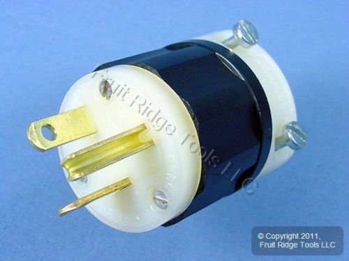 New leviton hospital grade straight blade plug nema 5-20p 20a 125v 8315-c bagged for sale