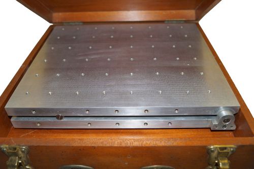 Sine Plate , Aluminum, 14 x 12 w- 0-45 Degree Setting Blocks