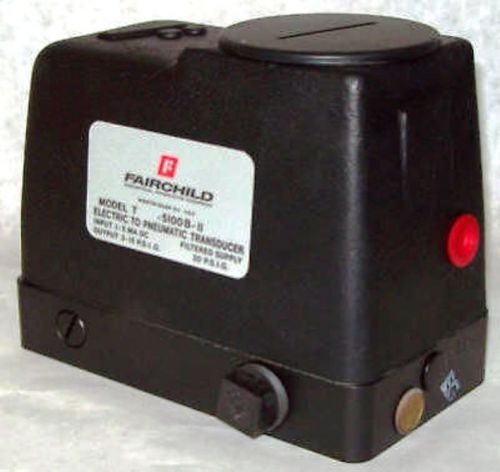 Fairchild T5100 Electro Pneumatic Transducer T5100B-1