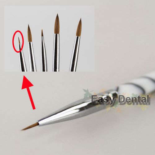 1 Dental Porcelain Ceramic Ermine Kolinsky Collection Brush Pen Tool Ceramist