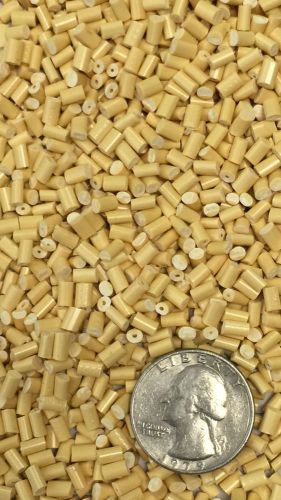 ABS YELLOW PLASTIC PELLETS FOR INJECTION MOLDING/CRAFTING