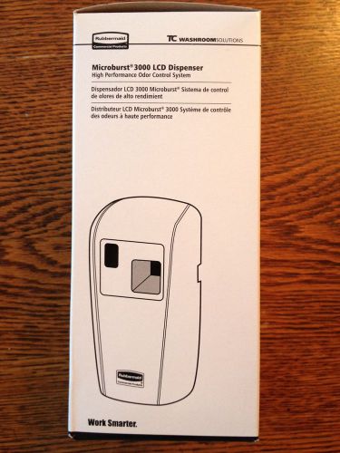 Rubbermaid TC 1793533 Microburst® 3000 LCD Odor Control Dispenser - Chrome