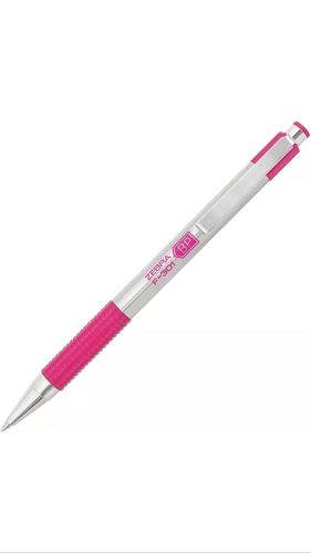 Zebra f-301 lightweight stainless steel ballpoint pens - medium pen point-2 pens for sale