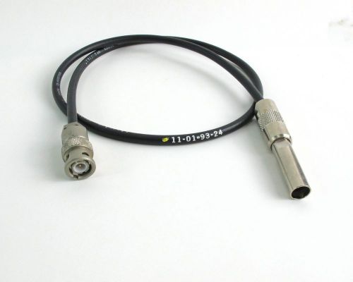 27.5&#034; Belden 11-01-93-24 Cable Assembly Patch Plug - BNC/Male 93 Ohms RG-58C/U