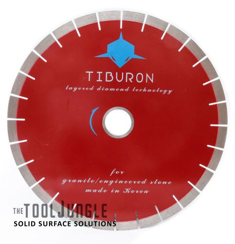 16 inch tiburon red silent core bridge saw diamond blade for granite stone 20mm for sale