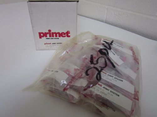 Primet Joint System 1/4&#034;  SS Bulkhead Union BHU04US-C, BOX of 25 NEW