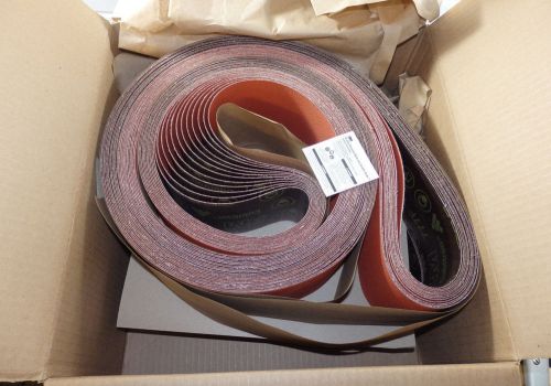 3M Cloth Belts 777F 4&#034; x 132&#034;, 60 Grit Medium, Ceramic, Qty. 25 Ea, 80707/HJ3/RL