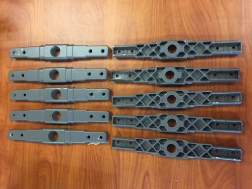 TEN (10) Knoll Equity 2-Way Straight Connector Cap Assembly Rigidizer Dark Gray