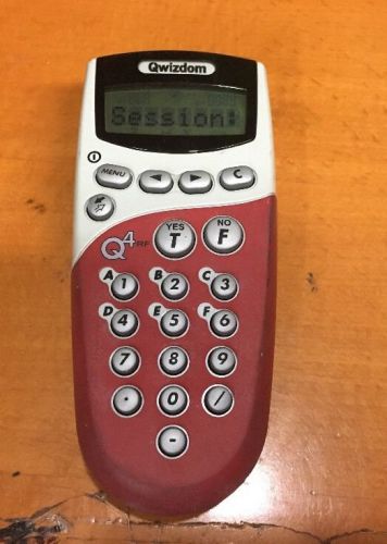 Qwizdom Q4 Student Remote (Q4RF) - red A12