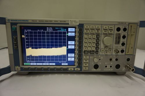 Rohde &amp; Schwarz FSQ26 20Hz-26.5 GHz Spectrum Analyzer K70\K72\K74\K93\K102\++