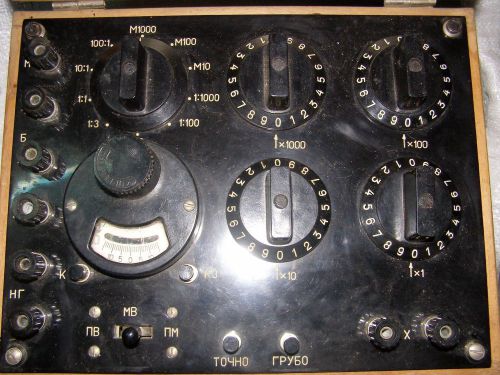 universal bridge DC measuring the resistance of a Wheatstone bridge, cable Varle