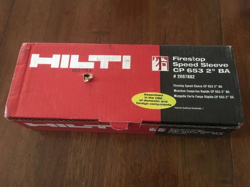 Hilti Fire Stop Speed Leave CP 653 2&#034; BA