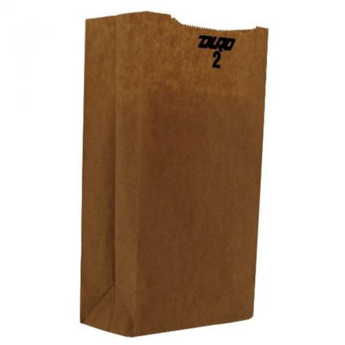 2 Lb Capacity, Duro Grocery Bag, Kraft Paper, 4-5/16&#034;X2-7/16&#034;X7-7/8&#034; 500 Ct R3