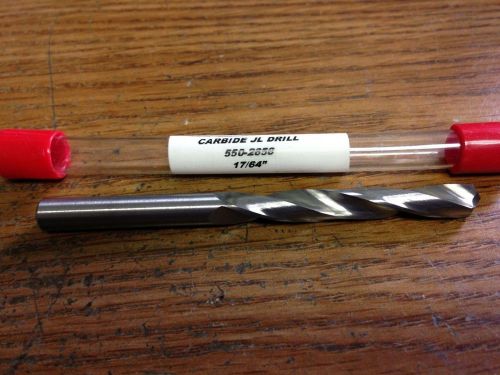 17/64&#034; CARBIDE STANDARD LENGTH DRILL