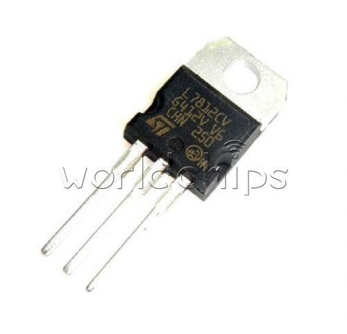 10Pcs TO-220 L7812CV LM7812 L7812  Voltage Regulator IC