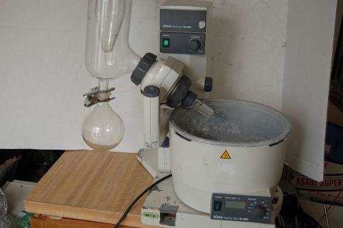 Buchi  rotavapor rotary evaporator R-200 R200 waterbath water bath B490  sea