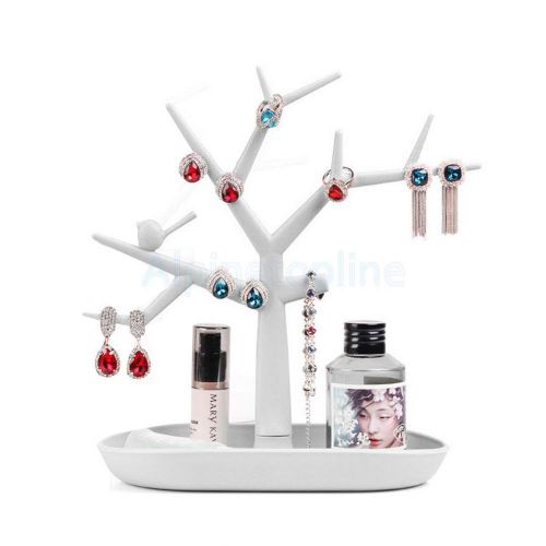 Earring Jewelry Tree Stand Bracelet Necklace Organizer Display Show Rack