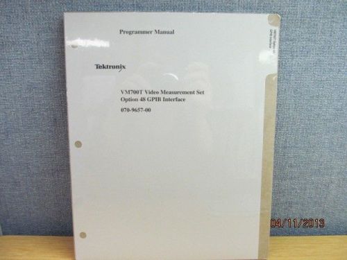 TEKTRONIX VM700T Video Measurement Set Opt 1G Echo Rounding Errors Measurements