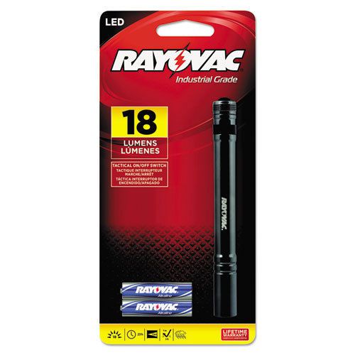 &#034;rayovac industrial led pen light, 2 aaa batteries, machined aluminum, 1.5 v&#034; for sale