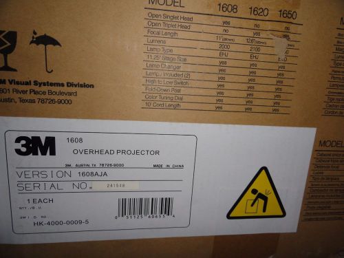 Brand New In Box - 3M 1608 AJA Overhead Projector