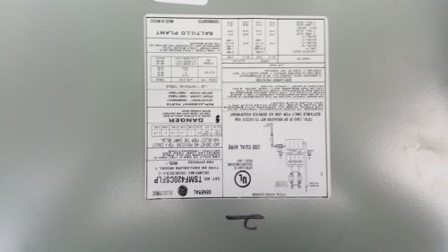 Ge gold 200 amp 4-space 8-circuit meter socket load center tsmf420csfl for sale