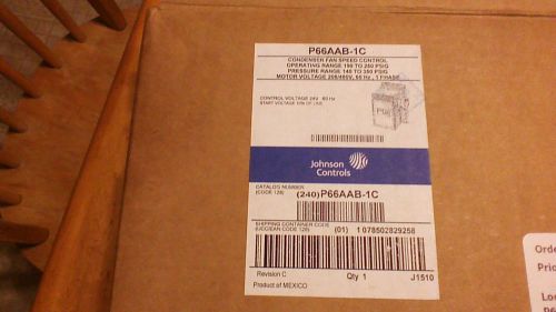 JOHNSON CONTROLS P66AAB-1C CONDENSER FAN SPEED CONTROL