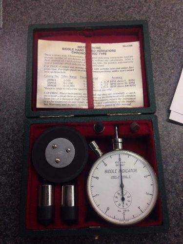 Biddle speed indicator No. 9915 - 6 piece set excellent condition