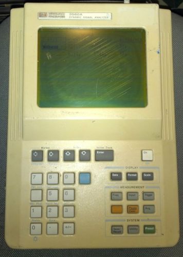 AGILENT HP 3560A HANDHELD 2 CH SIGNAL ANALYZER