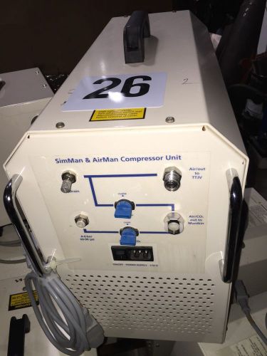 LAERDAL DSS 110 SIMMAN AIRMAN MANIKIN SIMULATOR COMPRESSOR UNIT