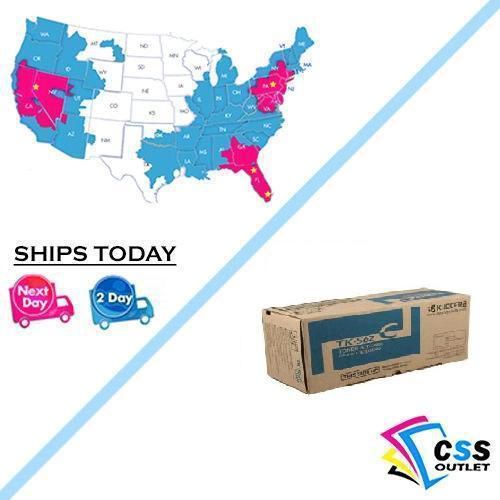 Genuine Kyocera TK562C Cyan Toner Cartridge - 1T02HNCUS0