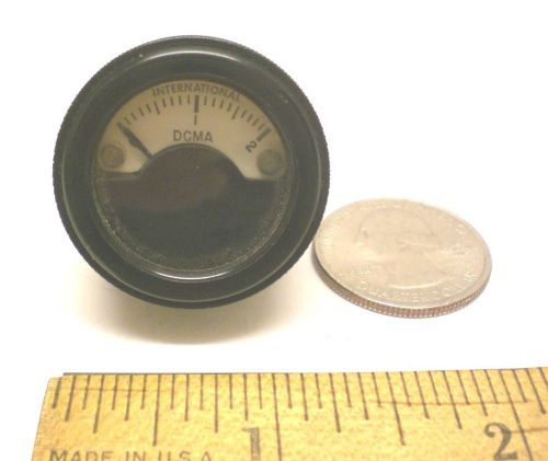 DC Milliamp Meter, 0-2 MA, INTERNATIONAL, 1 1/4&#034; Meter, NEW, Made in USA
