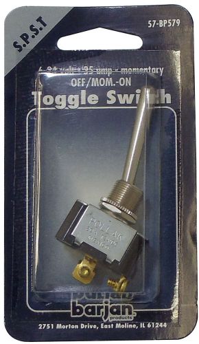 Barjan 057BP579 12 VOLT - POLLAK 20 AMP MOMENTARY OFF/MOM-0N TOGGLE SWITCH