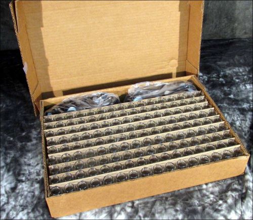 * NEW CASE OF 144 FISHERBRAND 03-339-21K SCREW THREAD VIALS (27.25X70MM) W/ CAPS