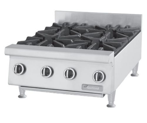 Garland GTOG24-4, 24-Inch Wide Heavy-Duty Gas Counter Hot Plate, NSF, AGA, CGA