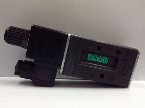 HERION SHOKU,#  5BR-02EU,Pneumatic Single Solenoid Valve, 24VDC,5/2-1/4&#034;