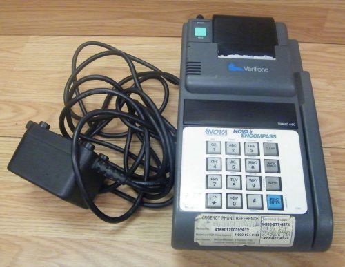 VeriFone Nova Encompass (Tranz 460) Credit Card Machine POS With Power Cord