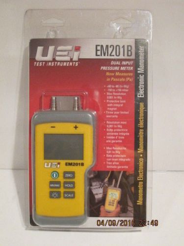 UEI EM201B(H26-170) DUAL INPUT DIGITAL PRESSURE METER, F/SHIP NEW IN SEALED PACK