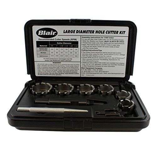 Blair equipment large diameter rotabroach cutter kit fractional sae for sale