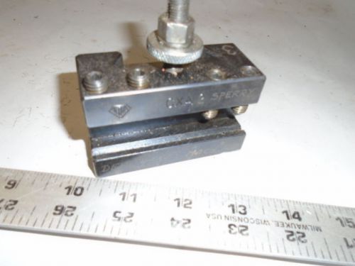 MACHINIST TOOL LATHE MILL Machinist Aloris CXA Quick Change Tool Holder for Post