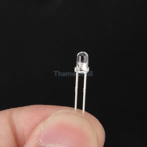 100pcs Diameter 3mm RED LED Light Emitting Diodes 800-1000MCD 20mA