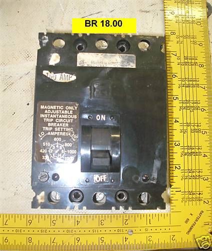 SQUARE &#034;D&#034; COMPANY CIRCUIT BREAKER  (BR 18.00)