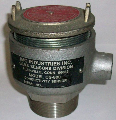 IMO Industries Inc. Gems Sensors Division Conductivity Sensor Model CS-800