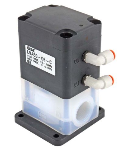 SMC LVA50-06-C LVA 0.3~0.5MPa 1&#034; Air Operated Lab High Purity Chemical Valve