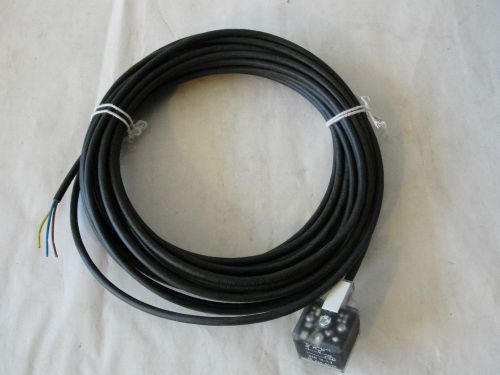 New lumberg vad 1a-1-3 solenoid valve coil actuator cordset cable 24v ac/dc 4a for sale