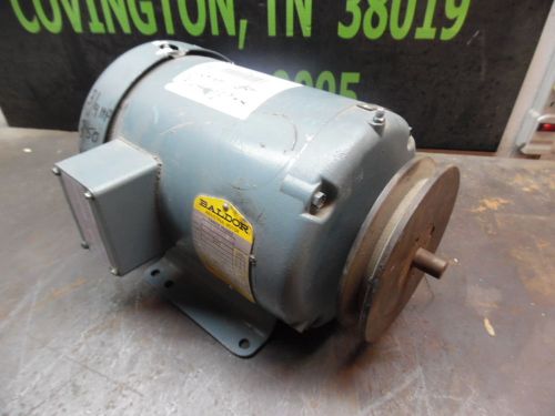 BALDOR 3/4HP INDUSTRIAL MOTOR # 814812 FR: 184 208-230/460V 3PH 850RPM USED