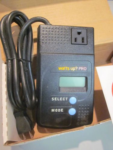 Watts up pro plug load watt meter power analyzer universal outlet for sale